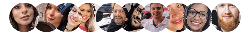 Rostos de Locutores
